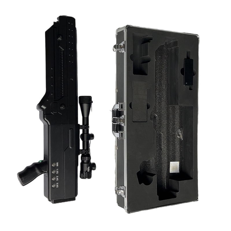  城子河手持便携式枪型低空防御反制四通道A型